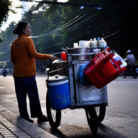 Một "nhà hàng" trên bánh xe.